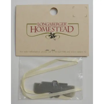 Longaberger Homestead Pewter Basket Tie-On