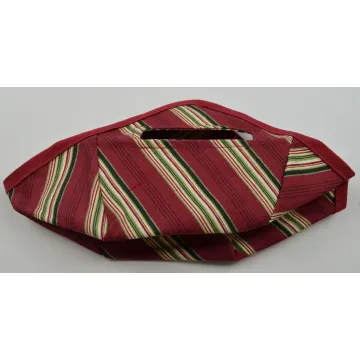 Longaberger Tinsel Basket Liner - Holiday Stripe