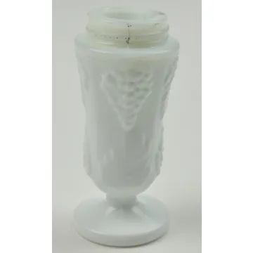 Indiana Glass - Harvest Milk Glass Pattern - Salt Shaker