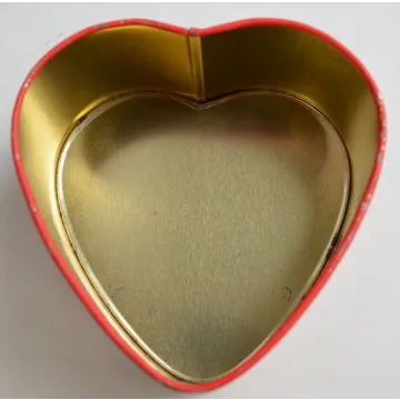 Enesco Heart Shaped & Butterfly Pattern Decorative Tin - 1.875 Tall